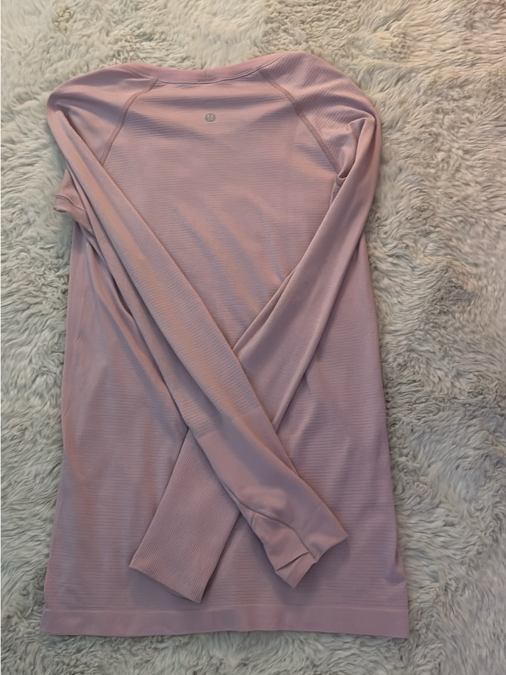 lululemon athletica Long Sleeve Active Dress - Light Mauve